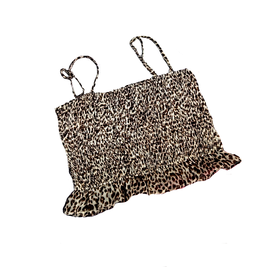 Top Animal Print "BLUE B" STRETCH (Talla S-M)