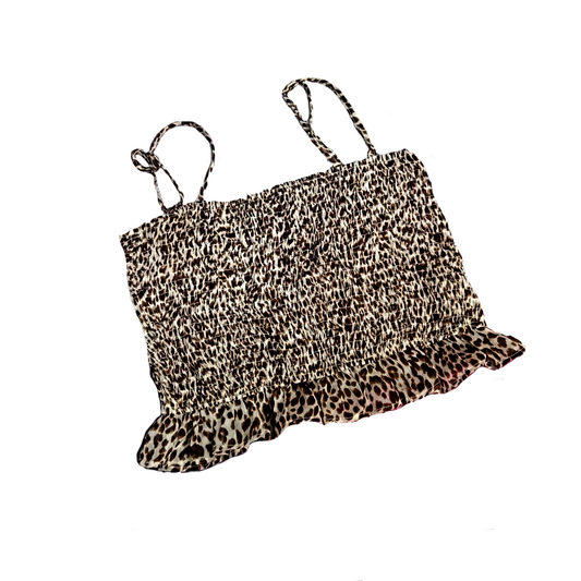 Top Animal Print "BLUE B" STRETCH (Talla S-M)
