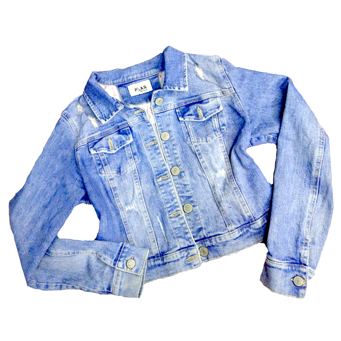 Casaca Jean "PILAR" (Talla M) precio Unitario