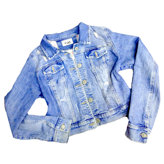 Casaca Jean "PILAR" (Talla M) precio Unitario