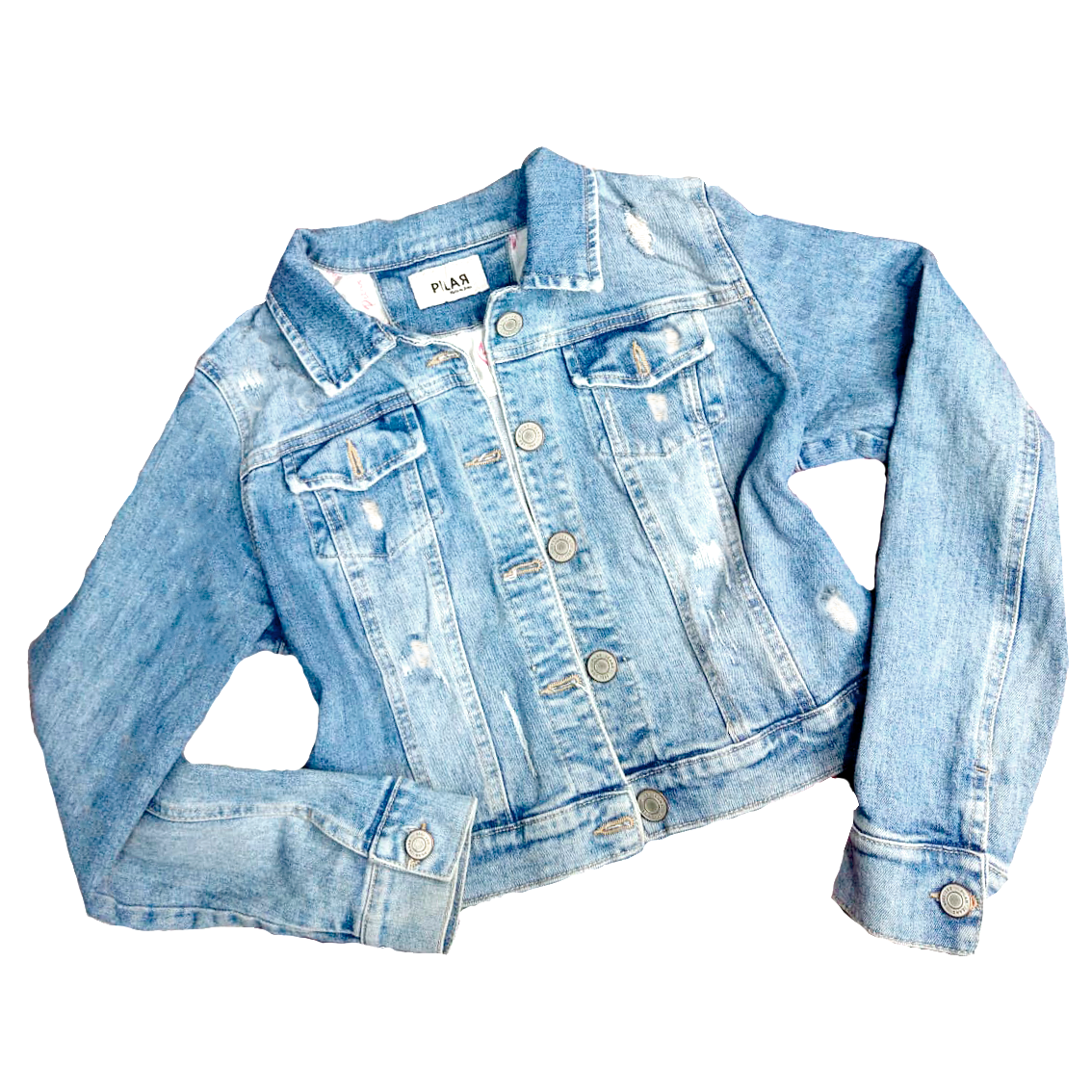Casaca Jean "PILAR" (Talla M) precio Unitario