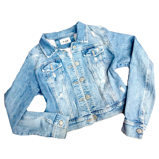 Casaca Jean "PILAR" (Talla M) precio Unitario