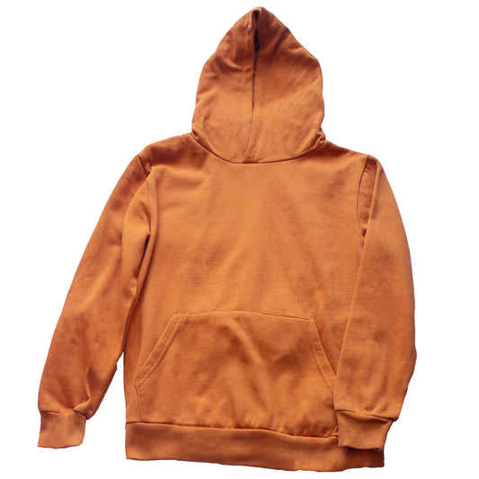 Polera naranja tierra sin Cierre  algodon – (Talla S)