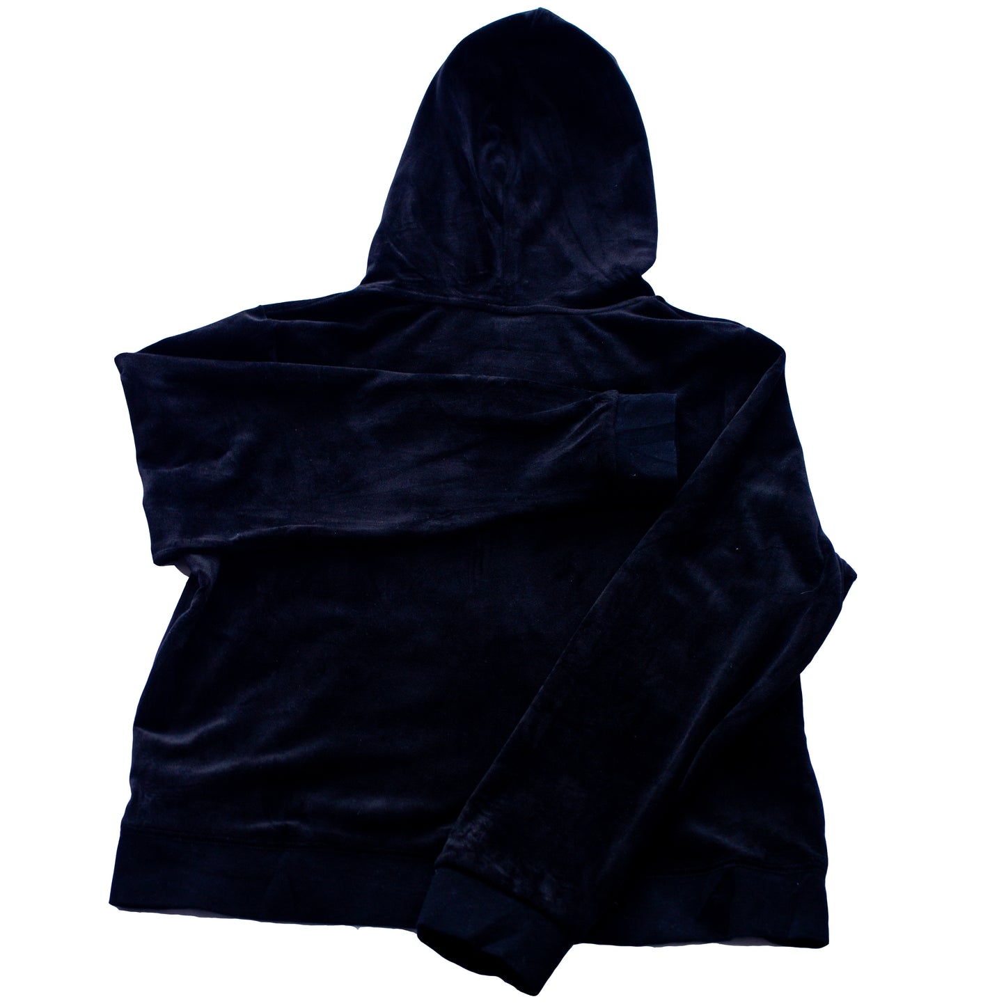 Polera de terciopelo negro"JUÍCY COUTURE"-(Talla S/M)