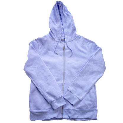 Polera celeste "DUNES"con cierre – (Talla M)