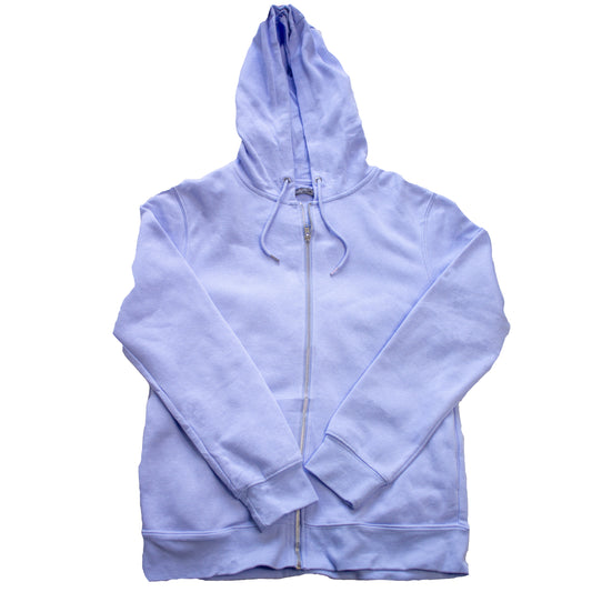 Polera celeste "DUNES"con cierre – (Talla M)
