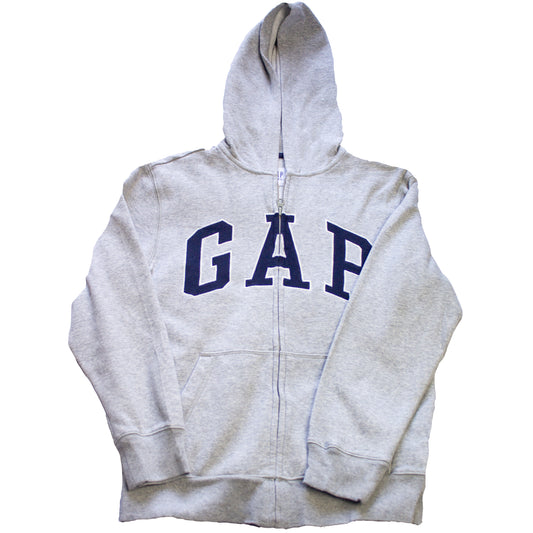 Polera "GAP" gris clasico-(Talla 14niño)
