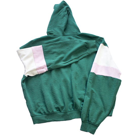 Polera crop verde "H&M" London-(Talla S/M)