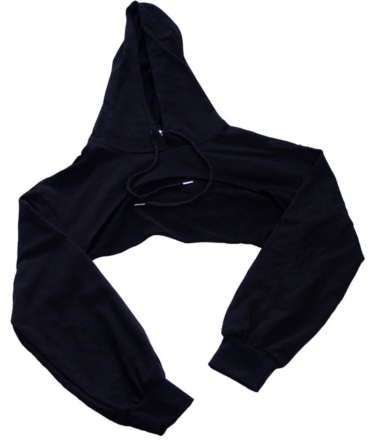 Polera crop corto negro "SHEIN" – (Talla M)